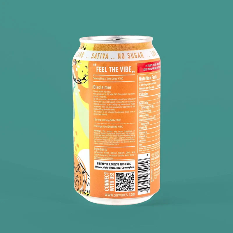 Vibes™ Pineapple Uplift – Bebida con THC | Sativa