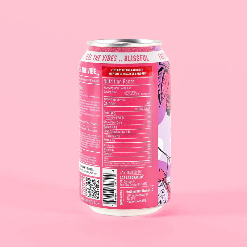 Vibes™ Wild Berry Mellow – Bebida con THC | Indica